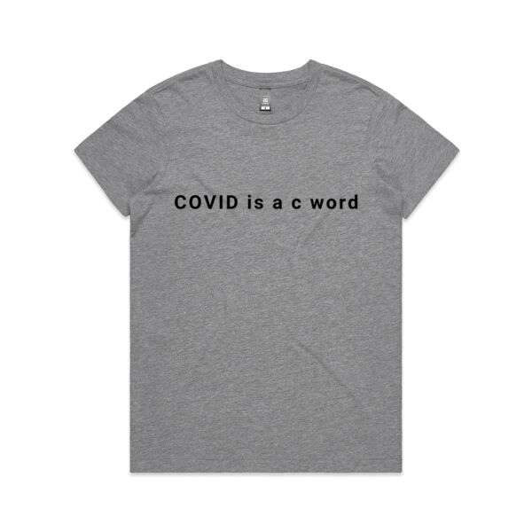 SAME DAY B&W Covid Is A C Word Thumbnail